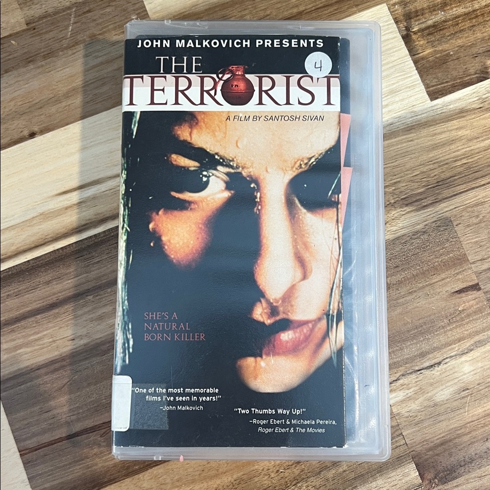 THE TERRORIST (VHS, 2000) Indian Drama Tamil w/ English Subtitles Malkovich RARE